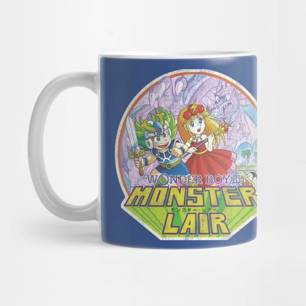 Wonder Boy III Monster Lair Retro Logo by StebopDesigns